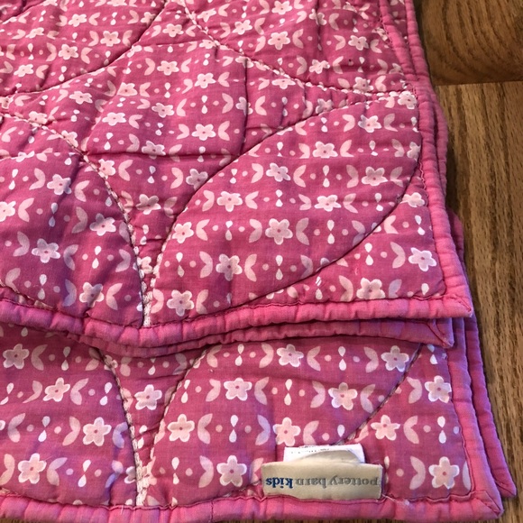 Pottery Barn Kids Bedding Pottery Barn Kids Pink Flower Twin Quilt